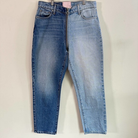 REVICE Two-Tone Blue Jeans - Picture 1 of 9